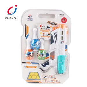 Bán Buôn 2 In1 Eva Bowling Bóng Không Khí Mềm Đạn Súng Nước Chụp Đồ Chơi Cho Bé