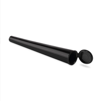 Tube en plastique coloré de 85 mm résistant aux enfants, tube à presser conique avec bouchon pop et autocollant personnalisé