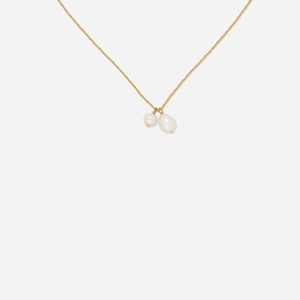 Colliers pendentifs <span class=keywords><strong>en</strong></span> <span class=keywords><strong>or</strong></span> 14 <span class=keywords><strong>carats</strong></span> avec perles, collier plaqué <span class=keywords><strong>or</strong></span>, dernières tendances de la mode, <span class=keywords><strong>bijoux</strong></span> minimalistes, collier à chaîne tendance - Product Image 1