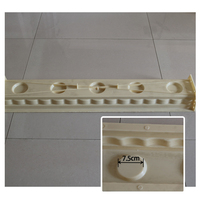 Rail en béton préfabriqué main courante ligne pressage moule clôture ciment main courante balustre balcon décoratif vase en plastique maison formes