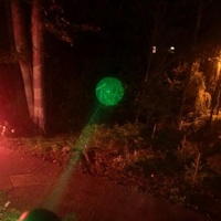 Illuminateur LED vert à faisceau parallèle portable avec pointeur laser vert pour lampe de poche tactique à double usage
