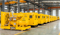 Groupe électrogène diesel 280 kW 350 kVA à prix avantageux, triphasé 50 Hz, démarrage à distance, type silencieux avec carénage insonorisé, puissance de secours