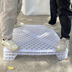 Plastic Drying Tray 80x80x13cm White High Temperature Resistant For Medicinal Herbs Cold Storage Freezing Tray - Product Image 1