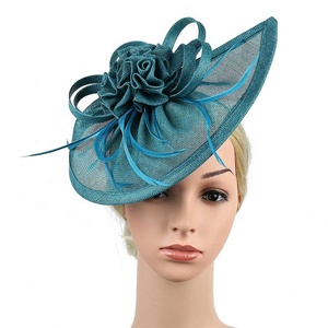 EVERGREAT Fascinators Headdress Cocktail Tea Party 1920s <b>Headband</b> Hairpin Vintage Casual Organza Bridal Church Hats - Product Image 2