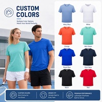 Camiseta Deportiva Unisex con Logotipo Personalizado, de Secado Rápido, Tejido Técnico, para Impresión, Uniforme de Equipo, para Hombre y Mujer, OEM, al por Mayor