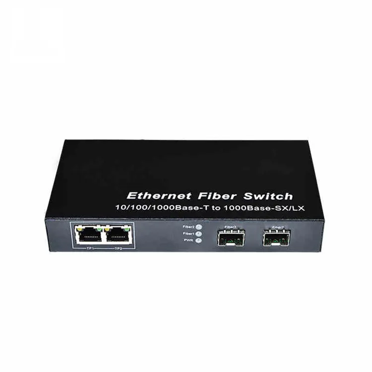 Hai Lớp 2 Router Chuyển Mạch Với 12 SFP + Cổng Và 8 10/100/1000M RJ45 Cổng