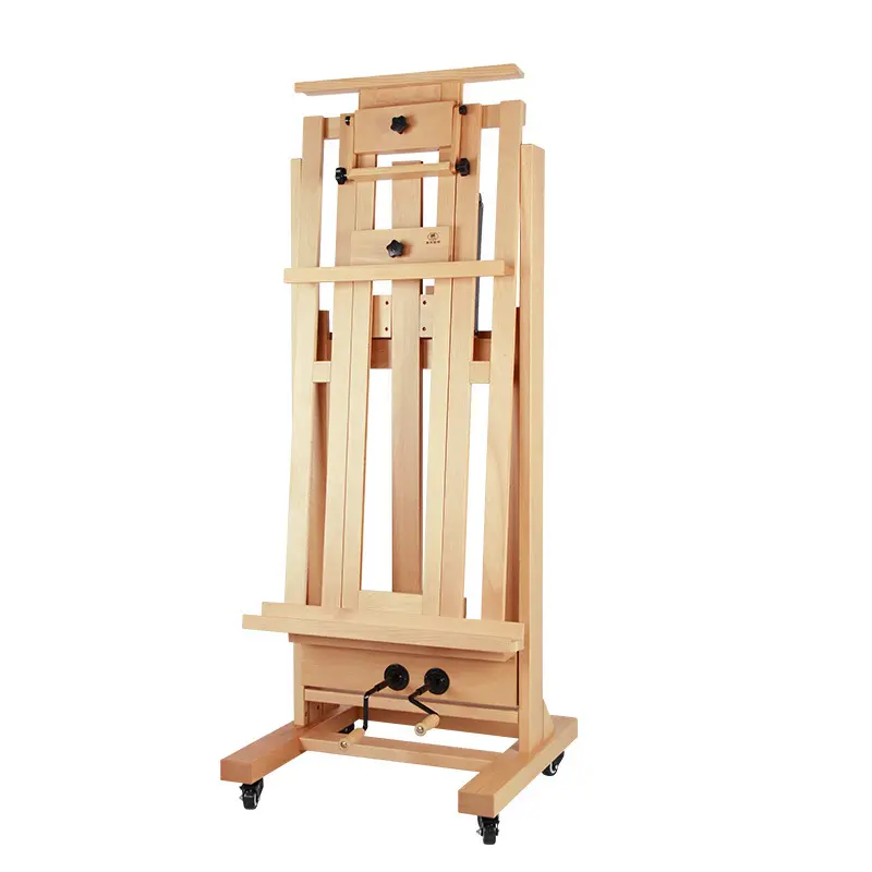 2024 nghệ thuật cung cấp Deluxe Rocker Crank Artist easel cho bức tranh