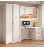 Meuble de bureau moderne et simple, table en bois intégrée, bibliothèque, bureau d'ordinateur, design de panneau, meubles pour la maison, étude, chambre à coucher, étudiant, commercial