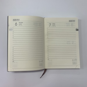 A4 kích thước tùy chỉnh in ấn một trang mỗi ngày 384 trang da chương trình nghị sự mềm Bìa kinh doanh mục tiêu kế hoạch hàng ngày Nhật Ký <span class=keywords><strong>2025</strong></span> - Product Image 4