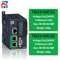 Escáner Ethernet/IP Modbus TCP OPC UA con Doble Puerto Ethernet de 24 VCC para PLC TM251MESE Modicon M251