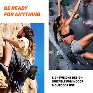 Sac à craie imperméable de haute qualité avec logo personnalisé pour l'escalade avec sangle de taille en vente d'usine OEM - Product Image 5