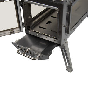 Vendita diretta in fabbrica stufa da campeggio per esterni portatile in acciaio inox stufa a legna - Product Image 2