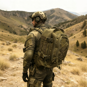 Large Expandable 40-64L Tactical <b>Backpack</b> Outdoor 3 Day Survival Molle <b>Backpack</b> Durable Hiking Camping <b>Backpack</b> - Product Image 5