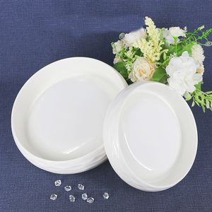 จานเสิร์ฟอาหารพลาสติกหนาสำหรับร้านอาหารพร้อมจานเนื้อยางซุปพาสต้า - Product Image 6