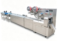 Machine d'emballage de chocolat en acier inoxydable, machine d'emballage en flux pour barres chocolatées