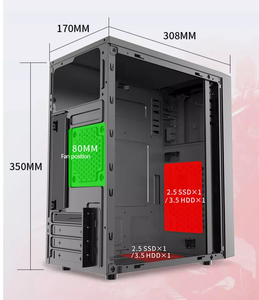 Boîtier PC LOVINGCOOL M-ATX Nouveau design Ventilateur de refroidissement RVB Vente chaude Boîtier de serveur informatique de bureau pour joueurs et bureaux - Product Image 5