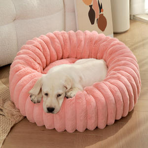 Cama para Mascotas de Invierno, de Felpa de Lujo, con Forma de Flor, de Terciopelo, Duradera y Ecológica, para Perros y Gatos, Venta al Por Mayor - Product Image 1