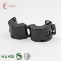 Filtre anti-bruit EMI à noyau de ferrite à clip 114A, haute impédance, à fixation rapide, pour câble de moniteur d'ordinateur, diamètre 11,4 mm