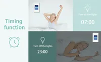 Interrupteur intelligent WiFi Mesh tactile LCD Roarkit L8 1-3 voies 2/3 directions Zigbee pour la domotique 10A 250V
