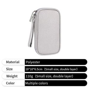 Organisateur de câbles USB pour stockage numérique, sac de rangement pour écouteurs, stylos, batterie externe, trousse de voyage - Product Image 4