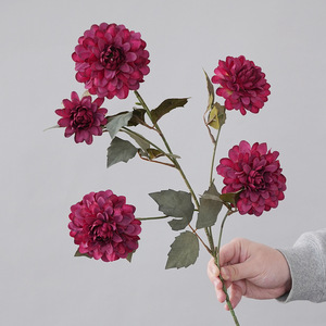 Fleur artificielle en soie, branche unique, fleurs mélangées, imperméable, décoration de mariage - Product Image 1