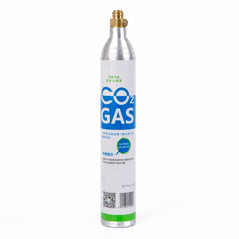 Cilindro recarregável de co2 para máquina de refrigerante, 0.6l tped, para cilindros de co2 sodastream