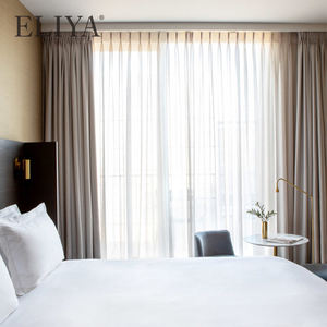 Cina Produttore Fancy Commercio All'ingrosso <span class=keywords><strong>Camera</strong></span> <span class=keywords><strong>Da</strong></span> <span class=keywords><strong>Letto</strong></span> Tinta Unita Bianco Blackout <span class=keywords><strong>Tende</strong></span> Della Finestra - Product Image 5