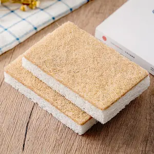 Biodegradable Eco Cellulose Sponge Dish Washing Sisal Kitchen Dish Washing Sponge