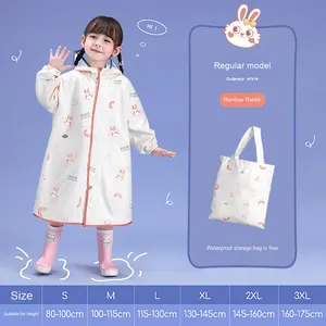 Nouvelle Imperméable Universelle pour Enfants Garçons Filles, Couvrant Tout le Corps, Étanche, pour Randonnée, Étudiants, en Polyester, Vente en Gros Directe Usine - Product Image 6