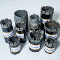Broca de núcleo de diamante impregnada Turbo de alta calidad, herramienta de perforación forjada de acero al carbono HQ, nuevo equipo de perforación de roca