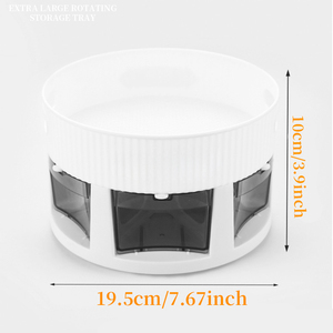 Bandeja de almacenamiento giratoria Organizador de cosméticos de especias de cocina Estante redondo multifuncional Organizador de condimentos <span class=keywords><strong>Lazy</strong></span> <span class=keywords><strong>Susan</strong></span> - Product Image 5