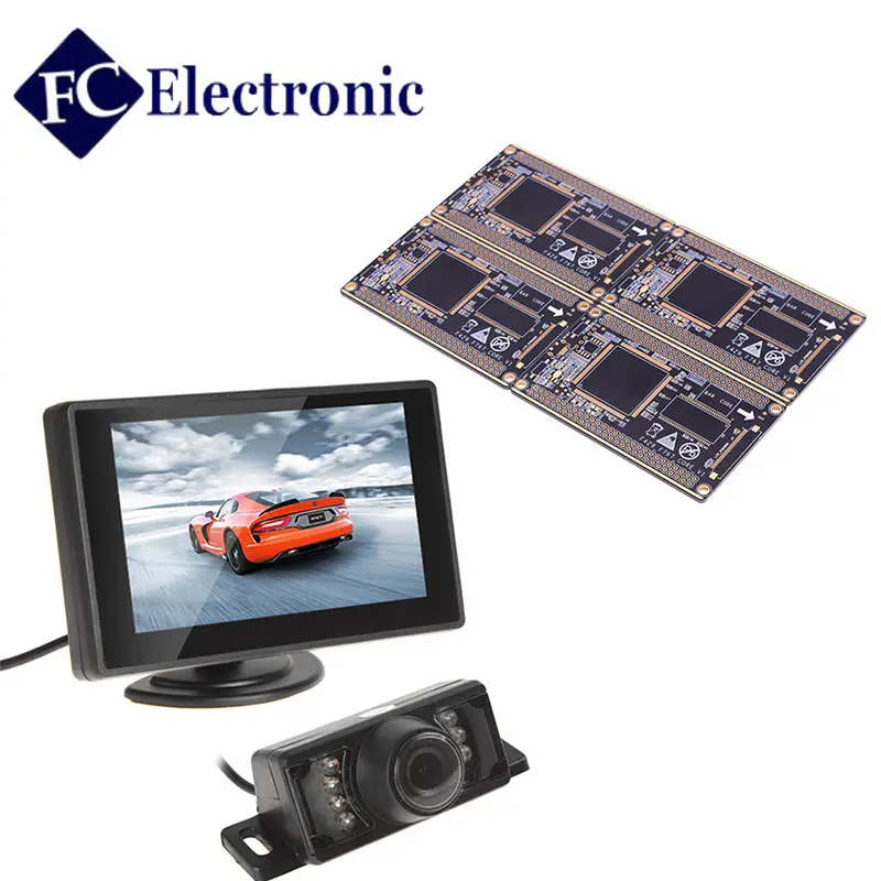 FC SMT PCB lắp ráp pcba nhà sản xuất 94v0 linh hoạt in PCB Board xe DVD Player lắp ráp PCB board