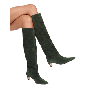 <span class=keywords><strong>Stivali</strong></span> <span class=keywords><strong>Alti</strong></span> al Ginocchio da Donna in Camoscio con Punta Quadrata e <span class=keywords><strong>Tacco</strong></span> <span class=keywords><strong>Basso</strong></span> Chunky, Scarpe Invernali Casual e Alla Moda - Product Image 1