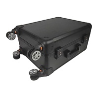 Valise à roulettes en aluminium à 4 rangées pour cartes gradées PSA SGC BVG, support OEM/ODM