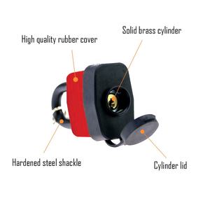 लंबे शकल स्टील लैमिनेटेड पैडलॉक वाटरप्रूफ सुरक्षा लॉक - Product Image 3