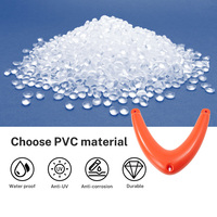 HOMFUL Pare-battage de proépaulement en PVC gonflable en forme de V, rotomoulé, pour protection de raccordement avant