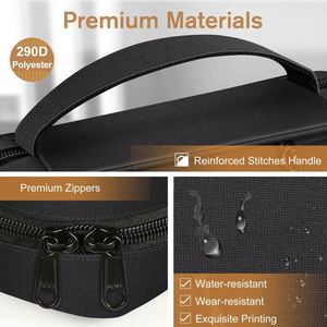 Free Sample Black <b>Bible</b> Cover Organizer <b>Bible</b> Carrying <b>Case</b> with Zippered Pockets and Strong Handle <b>Bible</b> Holder <b>for</b> Men - Product Image 5