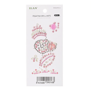 Adesivi con strass brillanti ILAN 39016-2 per decorazioni nail art - Product Image 1