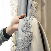 2024 Personnalisation Nouveau Design Rideau Panneau en Dentelle Macramé Élégant et Romantique Beige Gris pour Fenêtre de Salon et Chambre