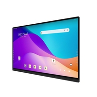 Nuevo Televisor Inteligente IBoar de 65 75 86 98 Pulgadas con Pantalla Táctil 4K UHD, Todo en Uno, Panel Plano de Aluminio, USB Serial