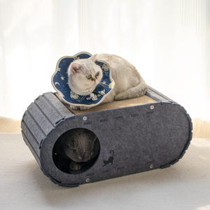 Nouveau grand lit pour chat Premium Lit pour animal de compagnie <span class=keywords><strong>Cave</strong></span> <span class=keywords><strong>Cat</strong></span> Scratcher Facile à laver - Product Image 6