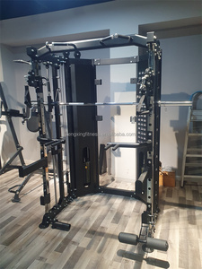 Equipo de fitness Todo en uno Polea de cable Entrenamiento de funciones múltiples Smith Power <span class=keywords><strong>Rack</strong></span> <span class=keywords><strong>con</strong></span> pila de peso DY = 6000E - Product Image 6