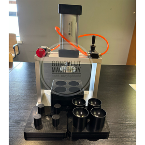 เครื่องกดเม็ดบาธบอมแบบนิวเมติกสำหรับวางบนโต๊ะ รูปทรงกลม สำหรับเกลืออาบน้ำ พร้อมแม่พิมพ์อะลูมิเนียม สำหรับโรงงานผลิต ใช้งานง่าย - Product Image 2