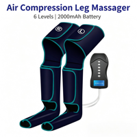 Appareil de massage des jambes électrique pneumatique pour la maison, appareil portable de relaxation des mollets et des cuisses par compression pneumatique