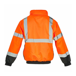 Hi Vis Reflective <b>Jacket</b> with High Durability Fabric Industrial Safety Workwear OEM Supply - Product Image 6