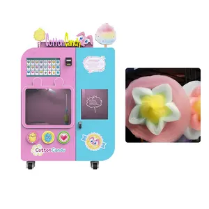 new style Cotton Candy floss Vending making Machine alipay credit card Acceptor Automatic Cotton Floss Candy Vending Machine