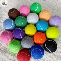 Vente en gros de balles pour chiens personnalisées avec logo, en caoutchouc, pour l'exercice, l'entraînement, l'interaction, balles de tennis pour chiens de petite taille avec logo