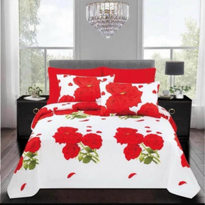 Juego de Sábanas de 6 Piezas con Estampado de Patrón Abstracto de Plantas, Transpirables, Ecológicas, Modernas, para Dormitorio - Product Image 5
