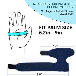 Mehrzweck-Triggerfinger-Stützbandage Ausrüstung zur Fingerfixierung Atmungsaktive Gurte Fingerschutz Handgelenkschutz - Product Image 5