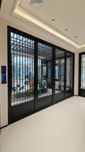 Puerta Plegable de Aluminio Deioux, Doble Acristalamiento, Vidrio Templado, Aislamiento Térmico, Insonorizada, Eficiente Energéticamente, Diseño Bi-Plegable para Patio - Product Image 5